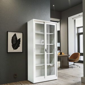 <span class=keywords><strong>Armoire</strong></span> de rangement en métal à 2 portes coulissantes <span class=keywords><strong>Armoire</strong></span> de classement pour <span class=keywords><strong>bureau</strong></span> commercial - Product Image 1