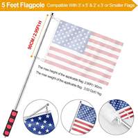 Banderas de Mano Personalizadas de Fábrica con Asta, 14x21cm, Pequeñas Mini Banderas Internacionales de Países del Mundo para Desfiles y Copa Mundial de Fútbol