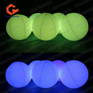 Globo Inflable de Helio de PVC Blanco de 1 m, 1,5 m, 2 m, 3 m, Globo Decorativo con Luces LED, Esferas Inflables Publicitarias - Product Image 6