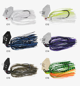 Spinner Appâts Leurre De Pêche Kit Buzzbait Métal Dur Jigs Leurre Bass Pike NOEBY bavardage appât - Product Image 3