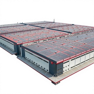 Bâtiment d'atelier préfabriqué en acier ignifuge du Québec pour entrepôt et appartement, économique et isolant - Product Image 1