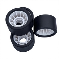 Roues de patins à roulettes QUAD 62MM de haute qualité OEM d'usine, haute dureté, rebond élevé, centre en aluminium