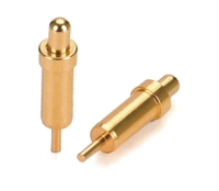 2mm 2,6mm Conector Terminal Pins Latón Chapado en oro Dip Spring Loaded Pogo Pin