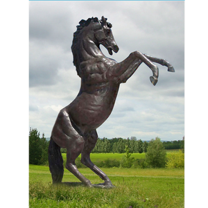 Escultura de Caballo de <span class=keywords><strong>Bronce</strong></span> de Tamaño Real, Elegante Caballo de <span class=keywords><strong>Bronce</strong></span> para Jardín, Estatua de Caballo de Metal Artesanal - Product Image 4