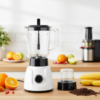 Blender multifonctionnel haute vitesse commercial avec lames en acier inoxydable pour usage domestique et hôtelier, mixeur, presse-agrumes, moulin à épices