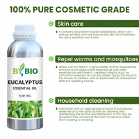 Huile Essentielle d'Eucalyptus BY Select Essence, Huile Essentielle pour Soins Personnels, Diffuseur de Parfum, Arôme Frais, Bien-être, Utilisation, FDS, COA, Vente en Gros