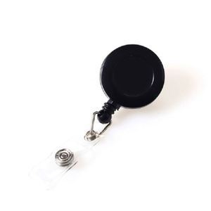 Porte-badge rétractable en plastique avec clip crocodile pour carte d'identité, noir/vert clair/bleu clair, accessoires d'extension 600 mm - Product Image 3