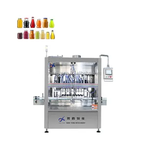 Automatic Bottle Vial Perfume Honey Syrup Oral Solution Lotion Liquid Filling Machines Manufacturing Plant