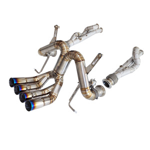 Ecnal cho Lamborghini Lp700-4 Titan van Hệ thống xả với chiều dài bằng nhau thẳng qua downpipe - Product Image 1