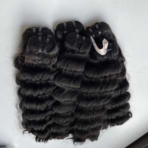 Tejido de pelo Remy virgen de alta calidad, fabricante de Vietnam, Wavt de agua profesional, máquina de pelo Camboyano de muchas longitudes, trama Doble - Product Image 3