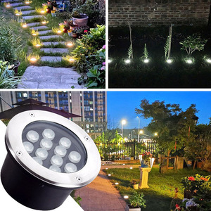 Projecteur LED encastré Igawa Lighting, rond, en acier inoxydable, IP65, 12V, blanc chaud, extérieur - Product Image 2