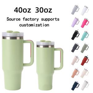 Custom 40oz Tumbler Cup H2.0 Sublimation Tumbler 40oz Stainless Steel Outdoor Travel Mug Tumbler With Handle <b>Straw</b> Lid - Product Image 2