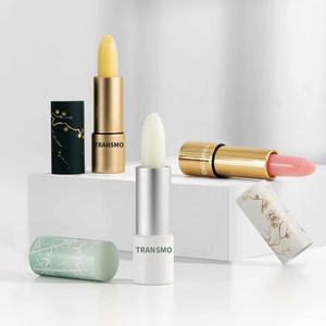 Étui à rouge à lèvres en aluminium, emballage personnalisé avec logo, emballage pour baume à lèvres, tube à rouge à lèvres rond avec aimant - Product Image 2