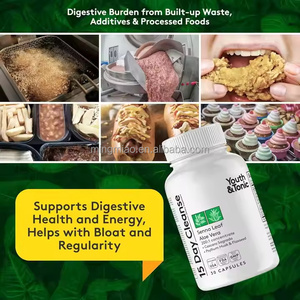 Gençlik <span class=keywords><strong>Tonic</strong></span> 3X vücut temizlemek detoks hapları 120 kapsül bitkisel takviyeler kadın erkek destek sağlıklı karaciğer kolon fonksiyonu - Product Image 3