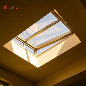 Claraboya Automática <span class=keywords><strong>de</strong></span> Aluminio para Techos Residenciales, <span class=keywords><strong>Ventana</strong></span> <span class=keywords><strong>de</strong></span> Techo con Vidrio Templado, Claraboya Eléctrica con Control Remoto - Product Image 6