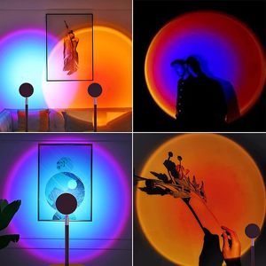 New High Quality Modern Black Sunset <b>Projector</b> Lamp LED 180 Degree Rotation Projection <b>Light</b> for Home Decoration - Product Image 2