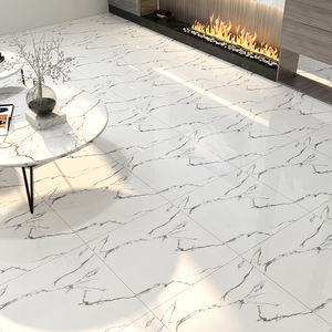<span class=keywords><strong>Carrelage</strong></span> en céramique de marbre blanc Carrara résistant à l'usure de Foshan, Chine, 60x60cm 600x600mm pour sol de salon et salle de bain - Product Image 6