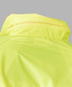 Hi-Vis PVC Polyester Regenanzug <span class=keywords><strong>EN343</strong></span> Versiegelte Nähte Feste Kapuze Elastischer Bund Verstellbare Hosenbeine Mit Reflektorstreifen - Product Image 6
