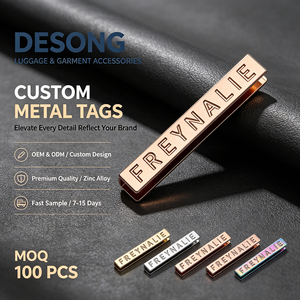 Placa Metálica de Aleación de Zinc Pulida para Bufandas y Gorros, Personalizada y al por Mayor para Accesorios de Ropa y Suministros, con Muestra Gratuita - Product Image 1