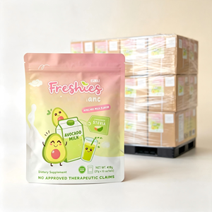Bolsa de Fondo Plano con Suplemento Dietético Sabor Leche de Aguacate, 670g, con Endulzante de Stevia - Product Image 4