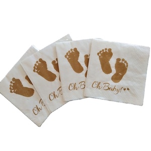 Chất lượng cao bán buôn tùy chỉnh in ấn dùng một lần gấp khăn ăn serviette nhà hàng giấy khách sạn cao cấp mô - Product Image 2