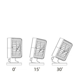 Điện Áp Thấp Thông Gió Không Khí Lưu Thông <span class=keywords><strong>Fan</strong></span> Đôi Lá Bàn Nhỏ USB Xách Tay Giá Thấp Dual Blade Mini Bảng <span class=keywords><strong>Fan</strong></span> - Product Image 3