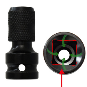 1/2 "Квадратный привод к 1/4", Электрический гаечный ключ, адаптер для быстрой замены, адаптер для ударного электрического гаечного ключа - Product Image 2