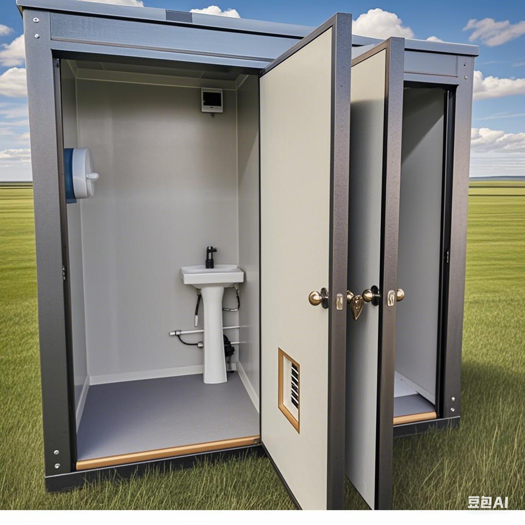 Modern Prefab Mobile Restroom Portable Camping Bathroom Outdoor Toilet Cabin with Integrated Shower Unit for Public Event 4