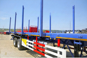 Semi-remorque en acier robuste avec parois latérales amovibles, capacité de charge de 60 tonnes, pour le transport logistique en Ouzbékistan et en Russie - Product Image 5