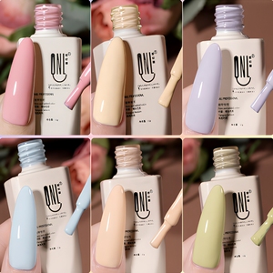 Esmalte en Gel de Alta Calidad R S Nail Colección Primavera Verano Colores Macaron Nude Rosa Morado Azul Verde <span class=keywords><strong>Amarillo</strong></span> Esmalte de Uñas en Gel para Lámpara UV - Product Image 1