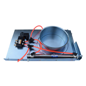 Válvula de Compuerta de Conducto de 100 mm / 4 Pulgadas, Galvanizada, de Operación Manual, Amortiguador Deslizante para Colector de Polvo - Product Image 6