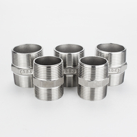 Conector de Tubería de Acero Inoxidable Tipo Tri Clamp CNJS de 3/4 Pulgadas con Rosca Macho y Hembra de Diferentes Tipos