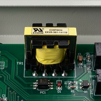 Transformateur SMPS haute fréquence EE25 pour onduleur d'alimentation industrielle, équipement UPS, transformateur à montage vertical sur circuit imprimé