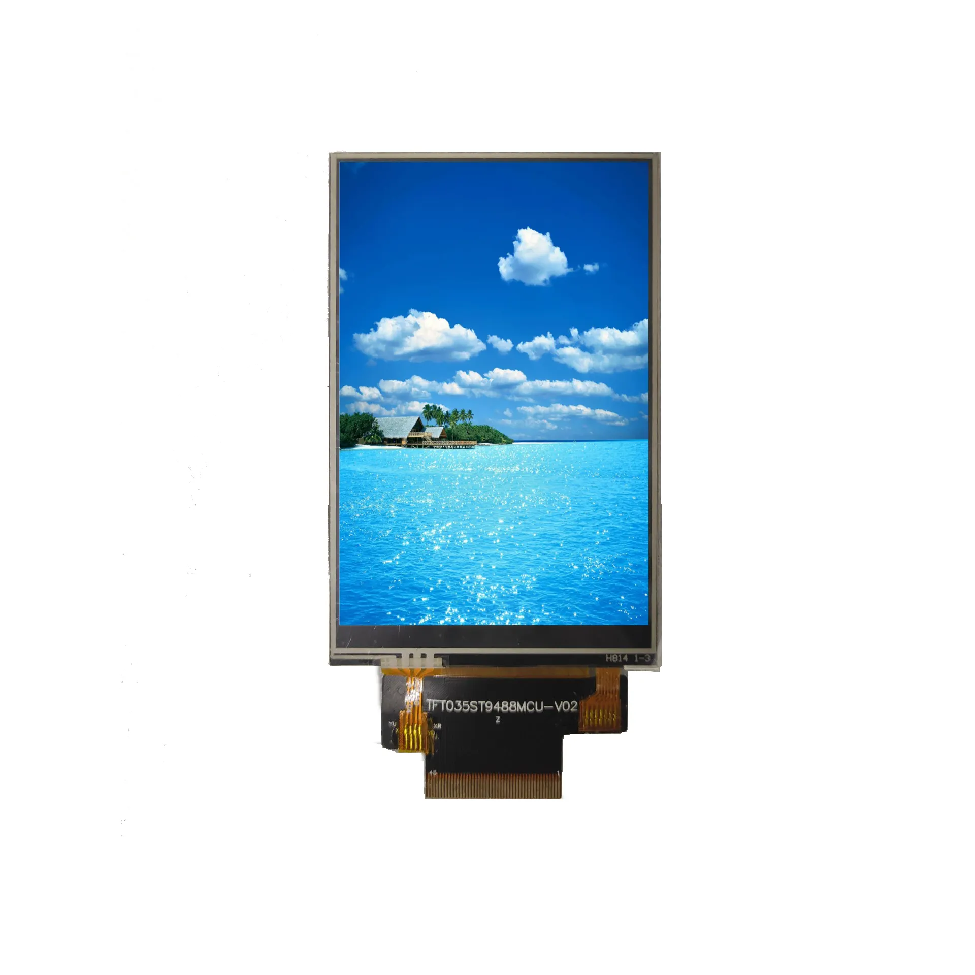 3,5-Zoll-Bildschirm 320x480 Punkte TFT LCD ILI9488L mit MCU-Schnitts telle mit resistivem Touchscreen