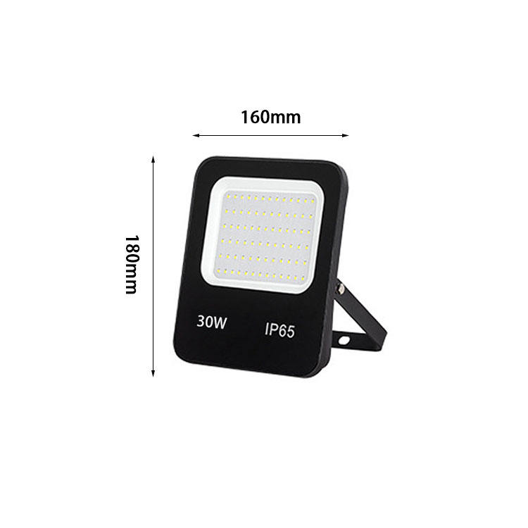 Black-LED Flood Light 30W