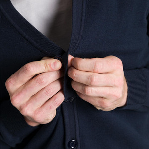 High Quality New Arrival Custom Men's <b>Cardigans</b> <b>Sweaters</b> 100% Wool Casual Men <b>Cardigan</b> Breathable Comfortable Men <b>Cardigan</b> - Product Image 4