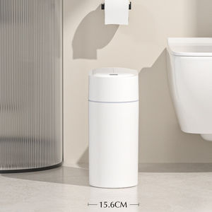 <span class=keywords><strong>Cubo</strong></span> de <span class=keywords><strong>Basura</strong></span> Inteligente con Sensor, de Plástico, con Doble <span class=keywords><strong>Puerta</strong></span>, de 7L, con Adsorción <span class=keywords><strong>Automática</strong></span>, para Baño, Hogar, con Espacio Reducido - Product Image 1