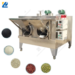 Tostador de maíz de sésamo, máquina de asar para línea de producción, de grado alimenticio, certificado CE, <span class=keywords><strong>blanco</strong></span> y negro - Product Image 2