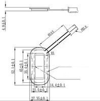 Módulo Peltier TEC, equipo de belleza, dispositivo de depilación, elemento de refrigeración, módulo de hielo láser, enfriador termoeléctrico, 1 unidad