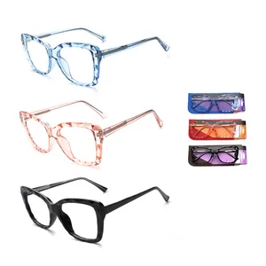 Butterfly frame glasses diamond cut eyeglass modern glasses frames for girls