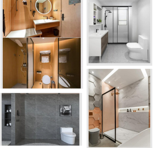Panneau mural SPC 1220x2440mm, design marbre, imperméable, revêtement mural rigide pour <span class=keywords><strong>salle</strong></span> <span class=keywords><strong>de</strong></span> <span class=keywords><strong>bain</strong></span> et cuisine <span class=keywords><strong>de</strong></span> luxe, <span class=keywords><strong>décoration</strong></span> intérieure - Product Image 2
