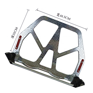 Supermarkt Logistiek Aluminium Opvouwbare Rolwagen <span class=keywords><strong>Trolley</strong></span> 100Kg Laadvermogen Kruiwagen Oem Aanpasbare <span class=keywords><strong>Pallet</strong></span> Trolleys - Product Image 6