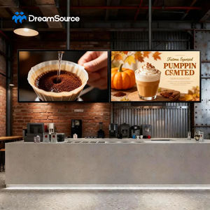 Écran d'affichage de menu mural pour restaurant, 32, 43, 50, 55 pouces, LCD, haute luminosité 2K 4K 300 500 Nits, tableau de menu électrique - Product Image 1