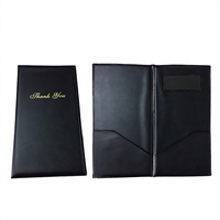 Porte-menu en PVC avec logo personnalisé, couverture embossée, design moderne, pour restaurant, fournitures hôtelières