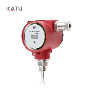 KATU merek FS800 seri tahan lama tahan ledakan minyak tangki air gas minyak sistem termal tampilan LED Probe Flow switch