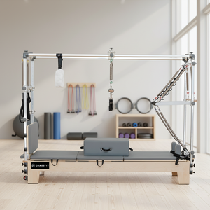 <span class=keywords><strong>Table</strong></span> de Pilates Combinée 3-en-1 Caformer Professionnelle <span class=keywords><strong>avec</strong></span> Trapèze Intégré – Équipement de Pilates Complet pour Studio - Product Image 1