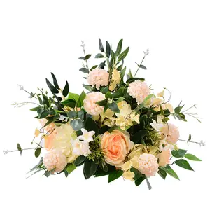शादी के लिए ग्राम कृत्रिम फूल फूलों की गेंदों की सजावट के लिए नकली गुलाब फूलों की गेंदों को सजाने के लिए