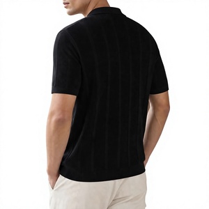Pull Polo Homme Tricoté Fin de Haute Qualité 2026 Printemps-Automne Manches Courtes 100% Coton Coupe Slim Golf Unisexe - Product Image 5