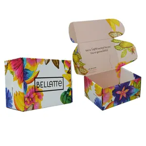 Kotak Surat Tanaman Kotak Pengiriman Tanaman Hidup Kemasan Bunga Persegi Panjang Kustom untuk Kotak Mailer Bunga