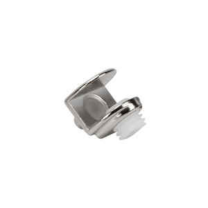 Heavy Duty Metal <b>Bracket</b> Glass Clip Holder 90 Degree Spigot Wood Furniture Glass Clamp Shelf Support Connectors Shelf Supports - Product Image 2